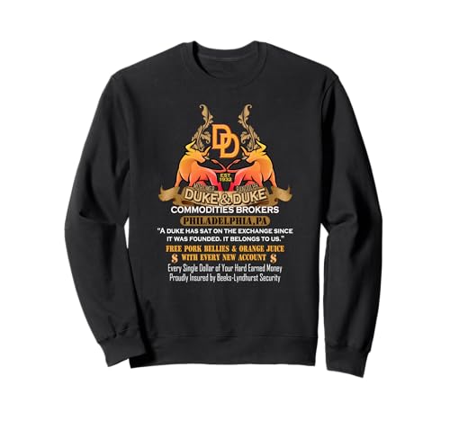 Duke & Duke Commodities Funny Apparel Tees & Gifts - Duke & Duke Commodities Broker Trading - Cadeau amusant Sweatshirt