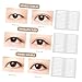 MUSISALY 30sheets Double Stickers Transparent Double-Sided Eye Patches for Natural Makeup Comfortable and Invisible for All Skin Types for Home Salon Use