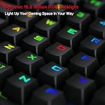 Redragon K585 PRO Wireless One-Handed Mechanical Keyboard, 42 Keys 3-Mode RGB 40% Gaming Keypad w/ 7 Onboard Macro Keys, Detachable Wrist Support, Durable Battery (Red Switch)