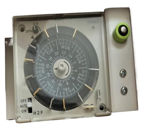 Duratekx Interruptor horario, relé de Tiempo, Temporizador, H2F-WM 100-240VAC 0956