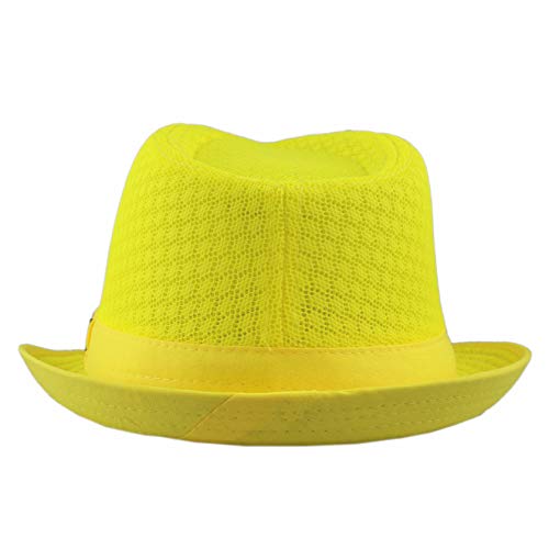 Image of The Hat Depot Light Weight Classic Soft Cool Mesh Crushable Fedora hat