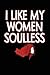 Produktbild I Like My Women Soulless: Black, Red & White Outline Font Design, Blank College Ruled Line Paper Journal Notebook for Ladies and Guys. (Valentines and ... Book: Journal Diary For Writing and Notes)