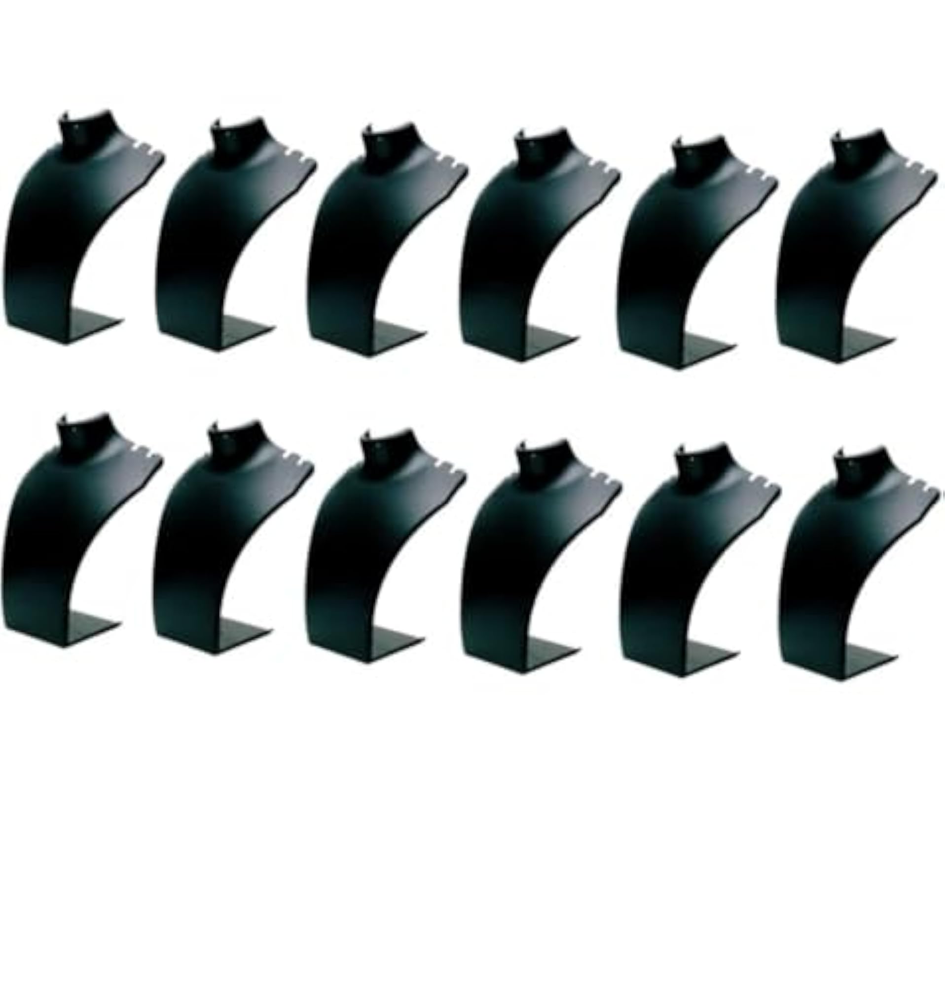 Black Necklace Display Stand, Pack of 12