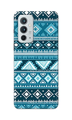Image of PRINTFIDAA Coloured Tribal Pattern Hard Back Cover for OnePlus 9RT 5G Back Cover -(P6) KAT1008