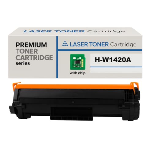 [CON CHIP] Toner Cartridge Color Negro Compatible HP 142A W1420A   Con Chip   Para Impresoras HP Laser M110w M140w   Rendimiento 950 Páginas