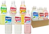 CALPICO 6 Flavor Variety Pack – Smooth, Creamy & Refreshing Non-Carbonated Beverage, Sweet and Tangy, Japanese Lactic Acid Drink, 16.9 Fl oz (Pack of 6)