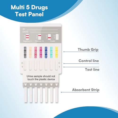 Drogentest Safecare Bio-Tech für 5 Drogenarten im Urin