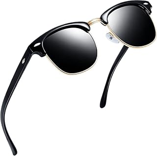 Eymen I Rimless Clubmaster HD Sunglasses for Men Women Driving Sun glasses 100% UV Blocking Price In India
