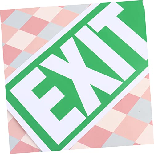 Autocollants de porte Exit jojofuny imperméables pour la signalisation de bureau - 5