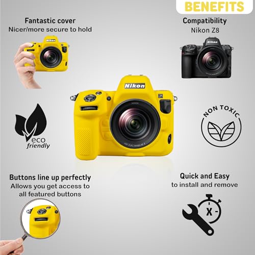 Funda para Nikon Z8 - Cubierta protectora de silicona miniatura 3