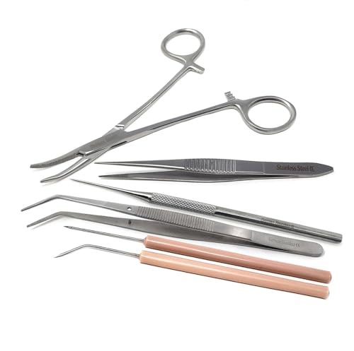 A2Z Rerooting Rehairing Tool Kit for Dolls & Ponys, Hair Replug Set - Includes Soft Scalp Puncher Pricker, Serrated Pliers, Custom Doll Making Supplies, DIY Craft Doll Making Accessories - Set of 6pcs