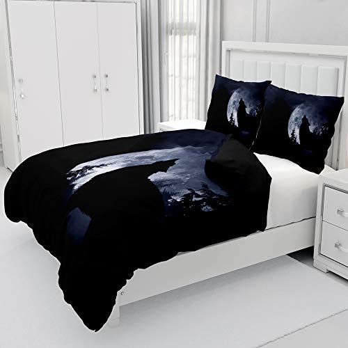 Housse de Couette Loup 3D Impression Haute Définition Durable