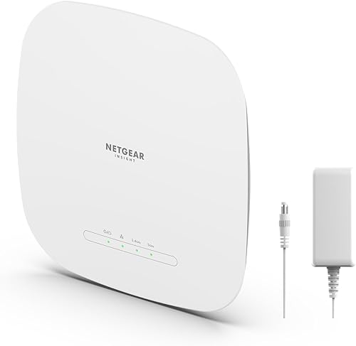 NETGEAR Punto de acceso inalámbrico administrado en la nube (WAX615PA) - WiFi 6 de doble banda AX3000 velocidad  Hasta 256 dispositivos cliente