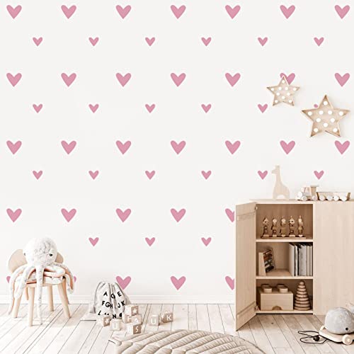 126 stuks liefdevolle hart muurstickers voor meisjes slaapkamer kinderkamer decor peuter meisjes kamer muur decor boho roze hart muurstickers kinderkamer decor voor meisjes kinderen muurstickers