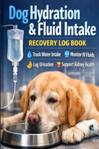 Dog Hydration & Fluid Intake Recovery Log Book: Track Water Intake, Dehydration Signs, IV Fluids, Urination & Kidney Support: Canine Hydration Journal – Monitor Drinking, Electrolytes, Fluid Therapy, Urination & Recovery After Illness or Surgery