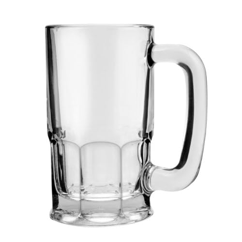 Anchor Hocking Glass 20-oz Beer Mug, Clear, Set of 6