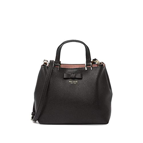 Kate Spade New York Gwyn Pershing Street Purse (Black/Warm Vellum)