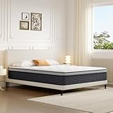 DEWINNER Matelas Ressorts Ensachés 140x190x25cm, Matelas de lit d'adulte, Matelas à Ressorts ensachés et à mémoire de Forme, Dureté Moyenne, Matelas 7 Zones, Soutien Parfait, Livraison sous Vide
