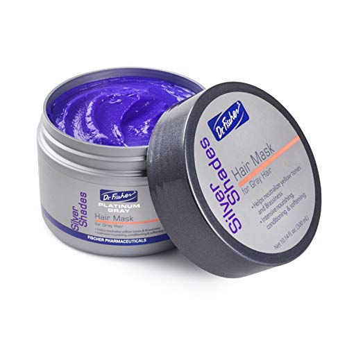Dr. Fischer's Clarifying Platinum Purple Hair Mask- Volumizing toner and lightener for Blonde
