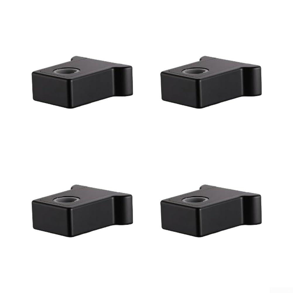 Duschschienen-Halterung, 24–25 mm, ABS-Wandhalterung (schwarzer Anzug) | Hochfester ABS-Kunststoff, widersteht Verblassen der Feuchtigkeit, passend für 24–25 mm Stangen, Badezimmerlösung