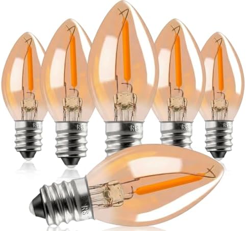 C7 LED Night Light Bulb 4Watt,E12 Small Light Bulbs for Decor Night Light