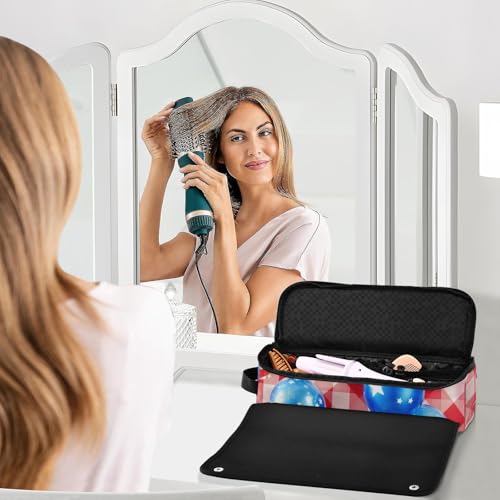 Bolsa para herramientas de cabello con tapete resistente al calor miniatura 6