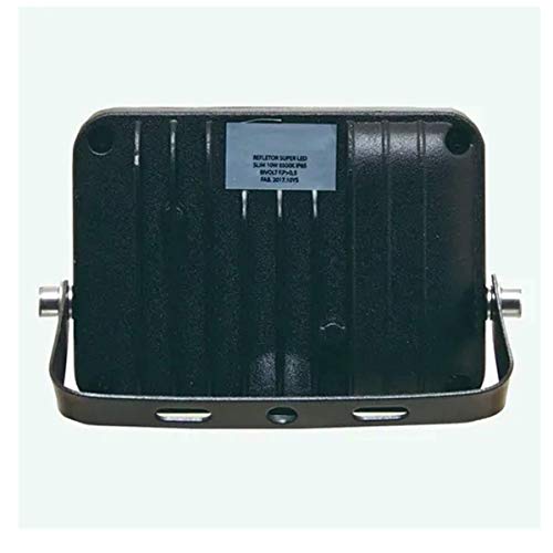 Kit 5 Refletor Holofote Led 10W SMD Eco - Branco Frio Casa Loja Decoração