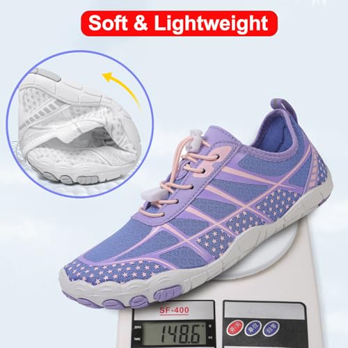 Image of Hike Barefoot Shoes Women Men Pro Water Footwear Wide Toe Box Non-Slip Unisex Athletic Outdoor Running Shoes