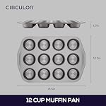 Bakeware 12 Cup Muffin Pan - Image 3