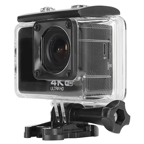 WiFi Action Kamera, 2 Zoll 4K HD Unterwasserkamera 20 MP 4X Zoom Tragbare Sportkamera mit HD-Videoaufzeichnungseffekt wasserdichte Sportkamera – Bild 7