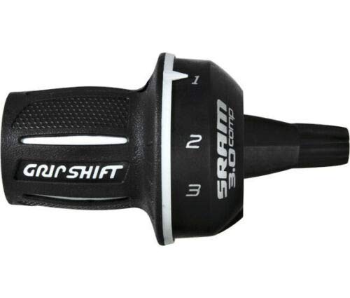 SRAM 3.0 COMP 3 SPEED TWISTGRIP BIKE CYCLE SHIFTER LEFTHAND SIDE WITH INNER GEAR CABLE