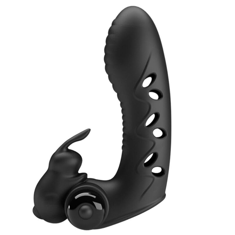 Pretty Love Vance Vibromasseur À Doigt Noir Ø3,1x10,3 cm