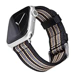 Ya en manzanajugosa.com: Archer Watch Straps - Correas de Nailon Premium para Apple Watch (Negro, Gris y Amarillo/Acero Inoxidable, 44/45/46/49mm)