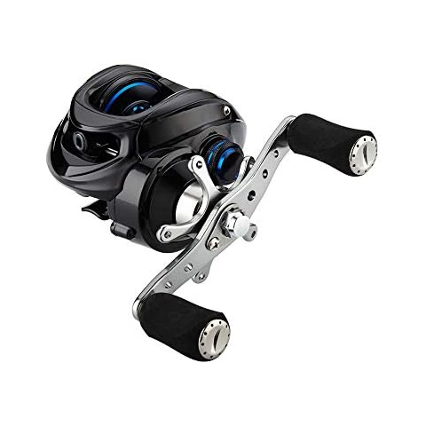 Fishdrops Baitcaster Reel 7.5 oz Light Weight & Smooth, 12.12LB Drag Magnetic Brake Baitcasting Reels, Gear Ratio 7.0:1 Affordable Low Profile Freshwater Bait Caster Fishing Reel Cover