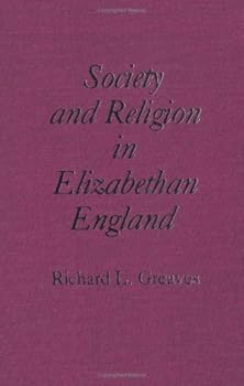 Hardcover Society and Religion in Elizabethan England Book