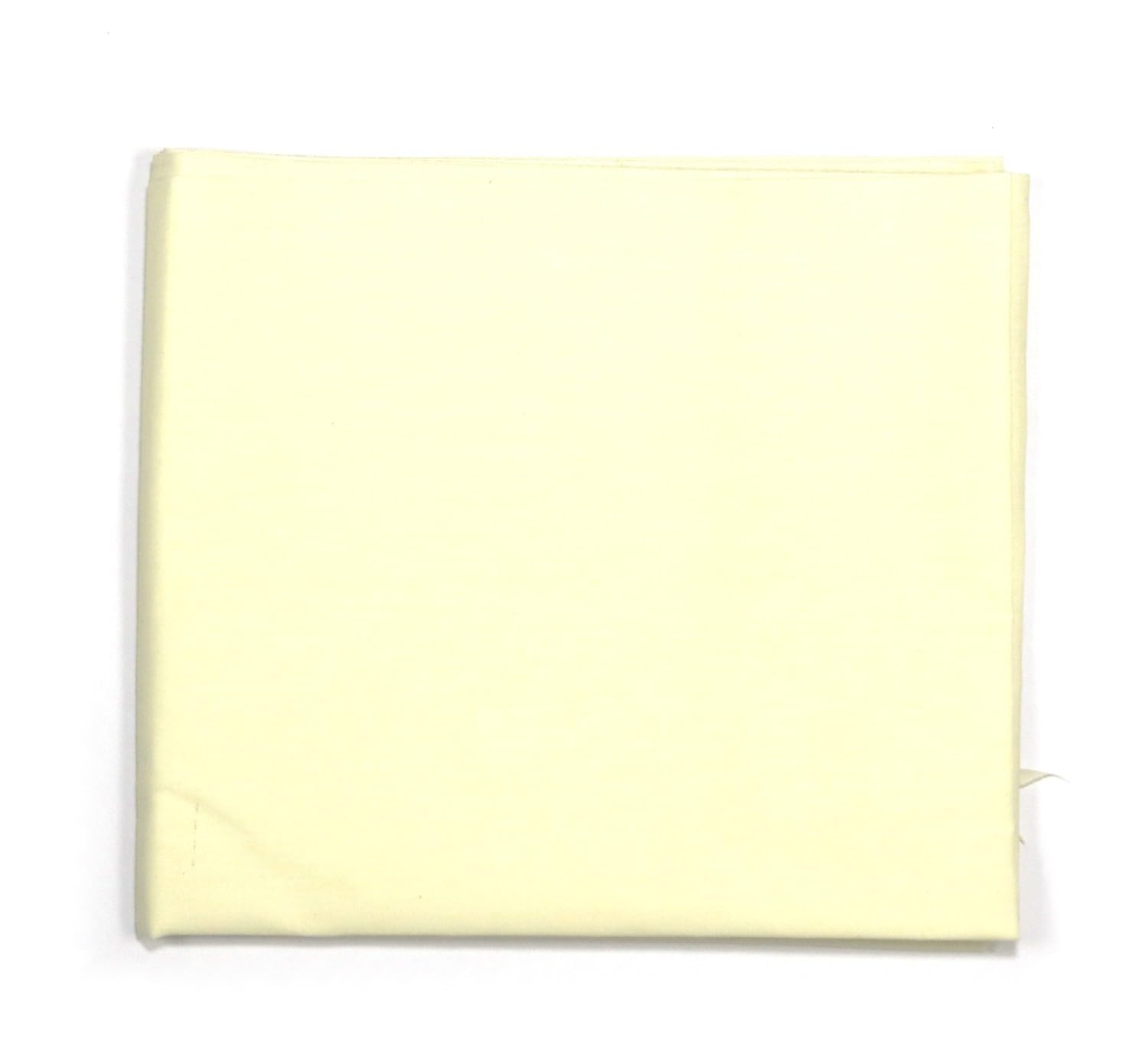ASHIRWAD 100% Cotton Fabric Poplin Cotton Cloth for Puja Hindu Pooja God Aasan, Coconut, Statue Shankh Wrap (Cream - 1 Yard)