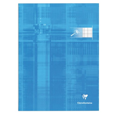 CLAIREFONTAINE Lot de 10 Cahiers piqué déficients visuels 24x32 96p Séyès agrandi couleur aléatoire