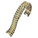 Produktbild BONOOL 316L Edelstahl 20 mm Uhrenarmband für 36 mm Rolex Datejust 116233 116234 Silber-goldenes massives Metallarmband