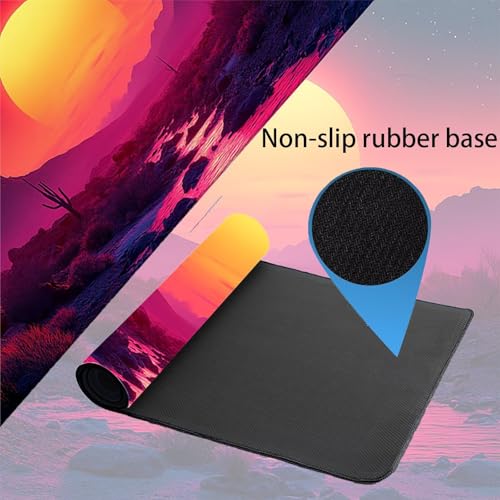 Tapis de souris coucher de soleil pour décorer votre setup de bureau - 5