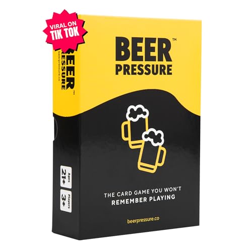 Beer Pressure - Drinking Card Game for Parties Pregames and Game Nights. The Perfect Party Gift!