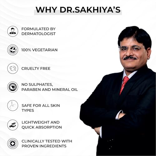 Image of Dr. Sakhiya's Hair Growth Serum | Anti Hair Fall & Hair Regrowth Solution with Redensyl, Anagain, Procapil, Bicapil & Peptides | Stronger Roots, Thicker & Healthier Hair - 30ml