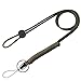 Techion 2 Pack 25'' Adjustable Paracord Lanyard for ID Badge Holder, Keys, Keychain, Cell Phone, with Split Ring and Quick Release Clip String - Camouflages/ArmyGreen