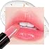 BLUE LOVE Color Changing Lipstick with Gold Foil - Crystal Jelly Formula, Long-Lasting Moisturizing Lip Balm, Clear Color Jelly Lip Gloss (Peach Pink)