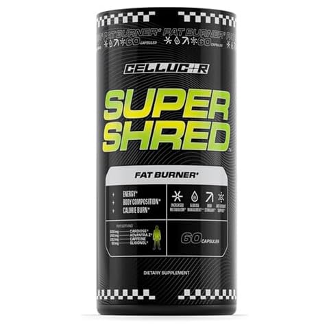 Cellucor Super Shred™ Fat Burner | Thermogenic Power & High Stimulant Energy | 60 Capsules Cover