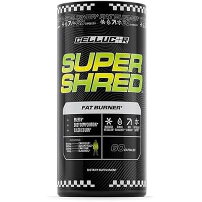 Cellucor Super ShredTM Fat Burner | Thermogenic Power & High Stimulant Energy | 60 Capsules