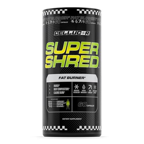 Cellucor Super Shred Fat Burner | Thermogenic Power & High Stimulant Energy | 60 Capsules
