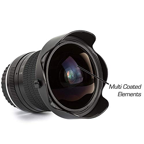 Ultimaxx 7mm f/3 HD Aspherical Fisheye Lens for Nikon D5, D4, D850, D810