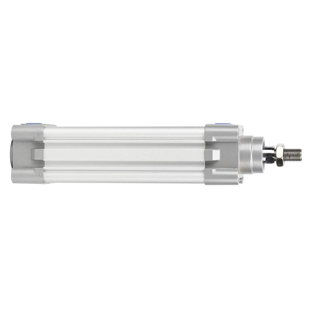 Aramox Cilindro de Aire Neumático DNC40 Cilindro de Aire de Aleación de Aluminio Diámetro de 40 Mm M12 × 1,25 Rosca de Varilla Amortiguador Ajustable para Equipos de Automatización y Componentes