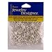 1/4 In. Silver Lined Glass Bugle Beads, Silver