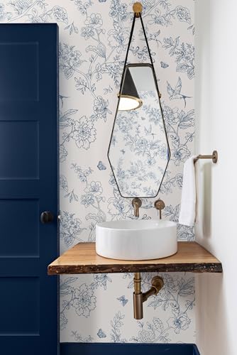 White and Blue Wallpaper